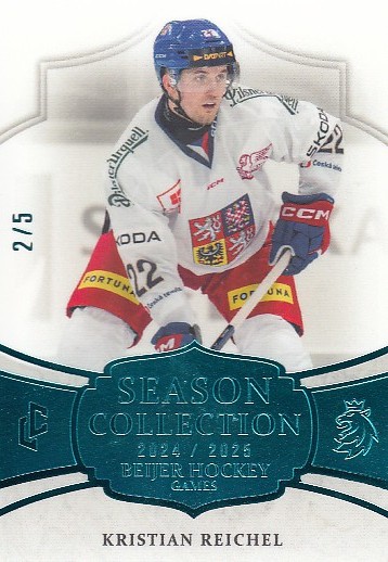 REICHEL Kristian LC Season Collection 2024/2025 Beijer Hockey Games BHG-17 Collectors Turquoise /5