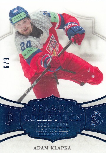 KLAPKA Adam LC Season Collection 2024/2025 IIHF World Championship WCH-21 Collectors Blue /9