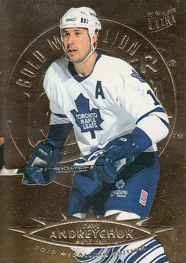 ANDREYCHUK Dave Fleer Ultra 1995/1996 č. 158 Gold Medallion
