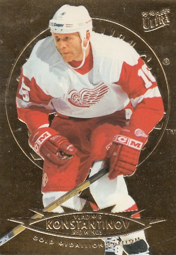KONSTANTINOV Vladimir Fleer Ultra 1995/1996 č. 46 Gold Medallion