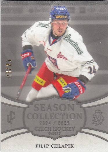 CHLAPÍK Filip LC Season Collection 2024/2025 Czech Hockey Games CHG-15 Platinum /25