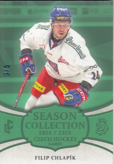CHLAPÍK Filip LC Season Collection 2024/2025 Czech Hockey Games CHG-15 Turquoise /5