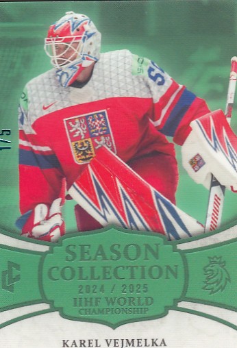 VEJMELKA Karel LC Season Collection 2024/2025 IIHF World Championship WCH-25 Turquoise /5