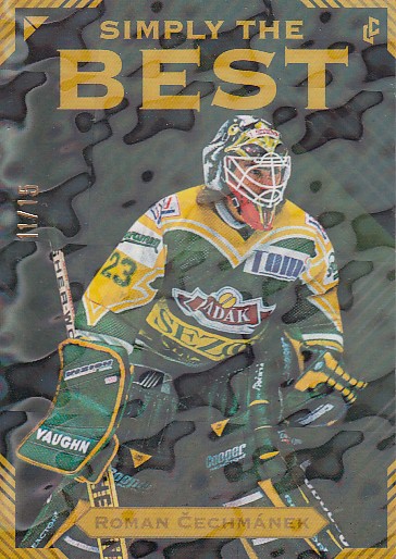 ČECHMÁNEK Roman Legendary Cards Simply the Best č. 1 Magma /15