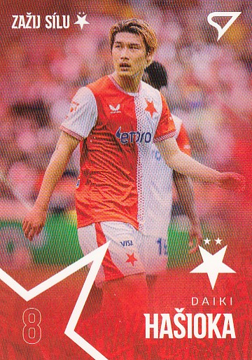 HAŠIOKA Daiki SZ Club Edition 2025/2026 Slavia Praha č. 6
