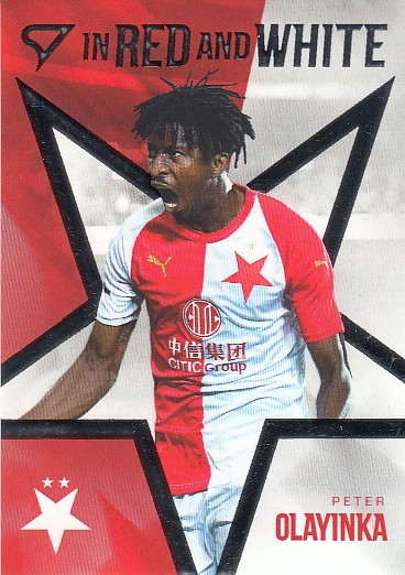 OLAYINKA Peter SZ Club Edition 2025/2026 Slavia Praha Red and White RW-19