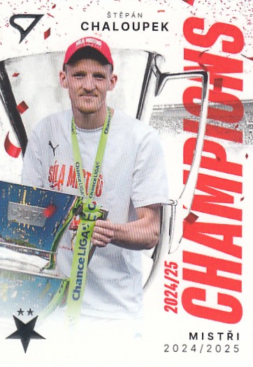 CHALOUPEK Štěpán SZ Club Edition 2025/2026 Slavia Praha Champions CH-09