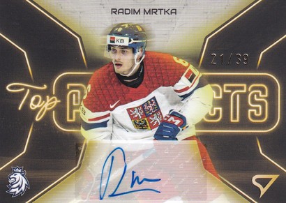 MRTKA Radim SportZoo Hokejové Česko 2026 Top Prospects TPS-RM Gold Auto /39