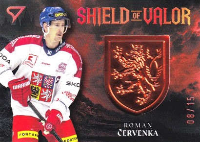 ČERVENKA Roman SportZoo Hokejové Česko 2026 Shield Of Valor SV-RC Bronze Copper /15