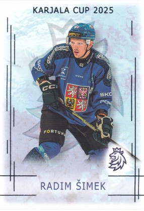 ŠIMEK Radim Real Cards 2025/2026 Karjala Cup KC-24 Silver /22