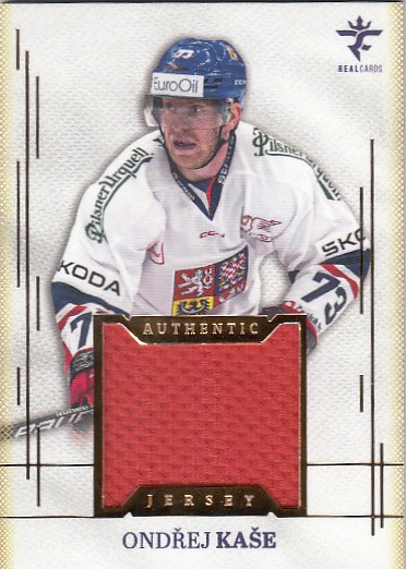 KAŠE Ondřej Real Cards 2025/2026 Authentic Jersey AJ-8 Gold /19