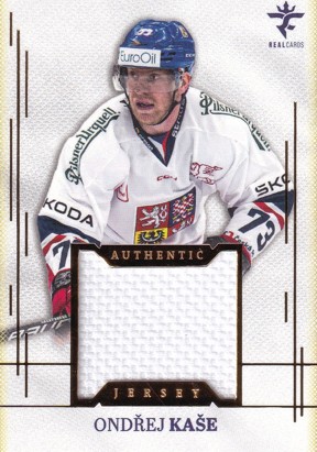 KAŠE Ondřej Real Cards 2025/2026 Authentic Jersey AJ-8 Gold /19