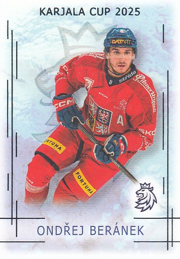 BERÁNEK Ondřej Real Cards 2025/2026 Karjala Cup KC-02 Silver /22