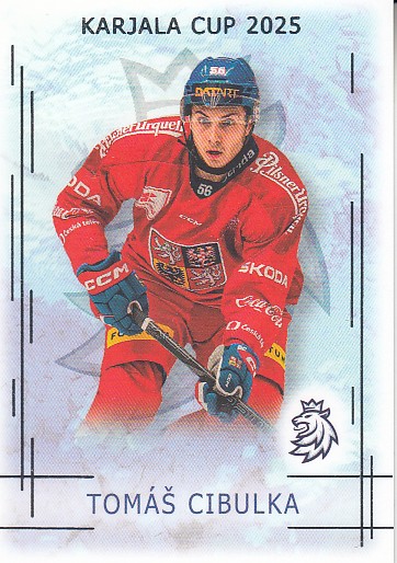 CIBULKA Tomáš Real Cards 2025/2026 Karjala Cup KC-03 Silver /22
