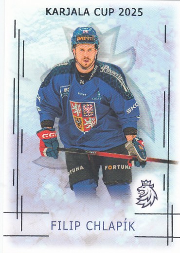 CHLAPÍK Filip Real Cards 2025/2026 Karjala Cup KC-08 Silver /22