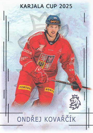 KOVAŘČÍK Ondřej Real Cards 2025/2026 Karjala Cup KC-13 Silver /22