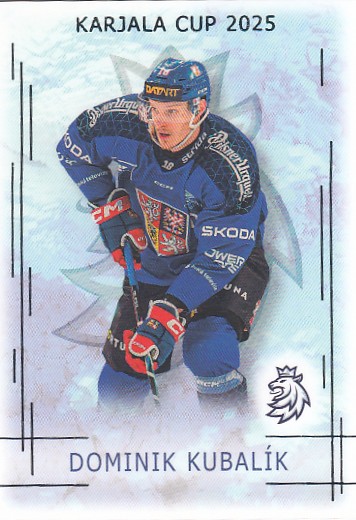 KUBALÍK Dominik Real Cards 2025/2026 Karjala Cup KC-14 Silver /22