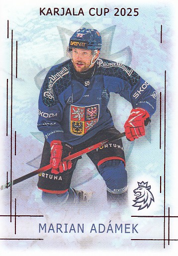 ADÁMEK Marian Real Cards 2025/2026 Karjala Cup KC-01 Red /12
