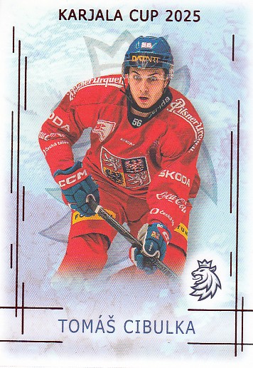 CIBULKA Tomáš Real Cards 2025/2026 Karjala Cup KC-03 Red /12