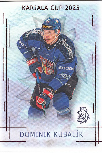 KUBALÍK Dominik Real Cards 2025/2026 Karjala Cup KC-14 Red /12