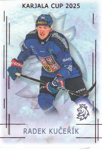 KUČEŘÍK Radek Real Cards 2025/2026 Karjala Cup KC-15 Red /12