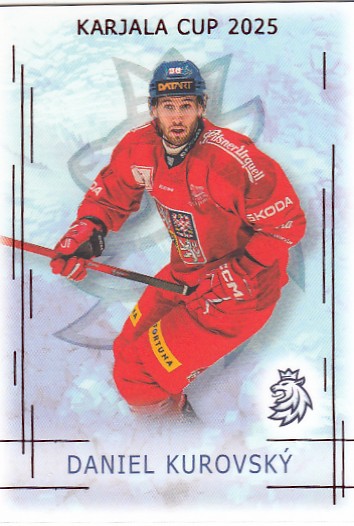 KUROVSKÝ Daniel Real Cards 2025/2026 Karjala Cup KC-16 Red /12