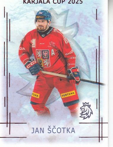 ŠČOTKA Jan Real Cards 2025/2026 Karjala Cup KC-23 Red /12