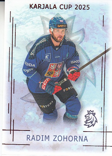 ZOHORNA Radim Real Cards 2025/2026 Karjala Cup KC-26 Red /12