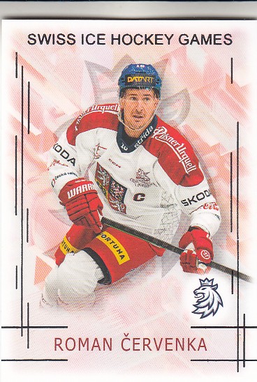ČERVENKA Roman Real Cards 2025/2026 Swiss Hockey Games SHG-04 Silver /22