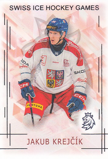 KREJČÍK Jakub Real Cards 2025/2026 Swiss Hockey Games SHG-13 Silver /22