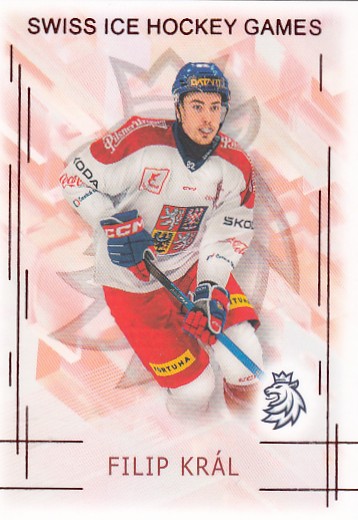KRÁL Filip Real Cards 2025/2026 Swiss Hockey Games SHG-12 Red /12