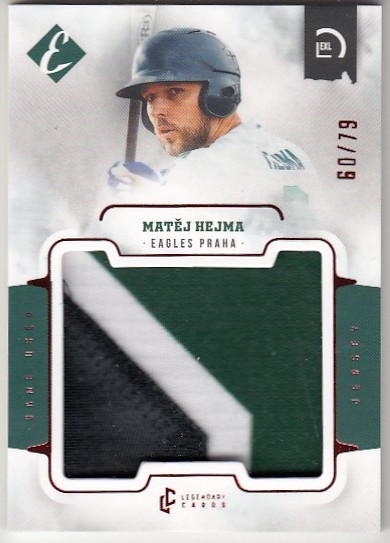 HEJMA Matěj LC Czech Baseball 2022 Game Used Patch M-3 /79