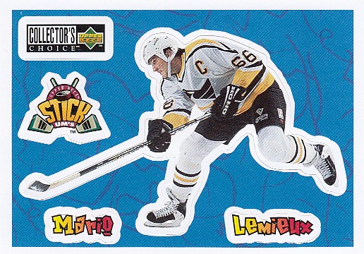 LEMIEUX Mario UD Collector´s Choice 1996/1997 Stick Um´s S7