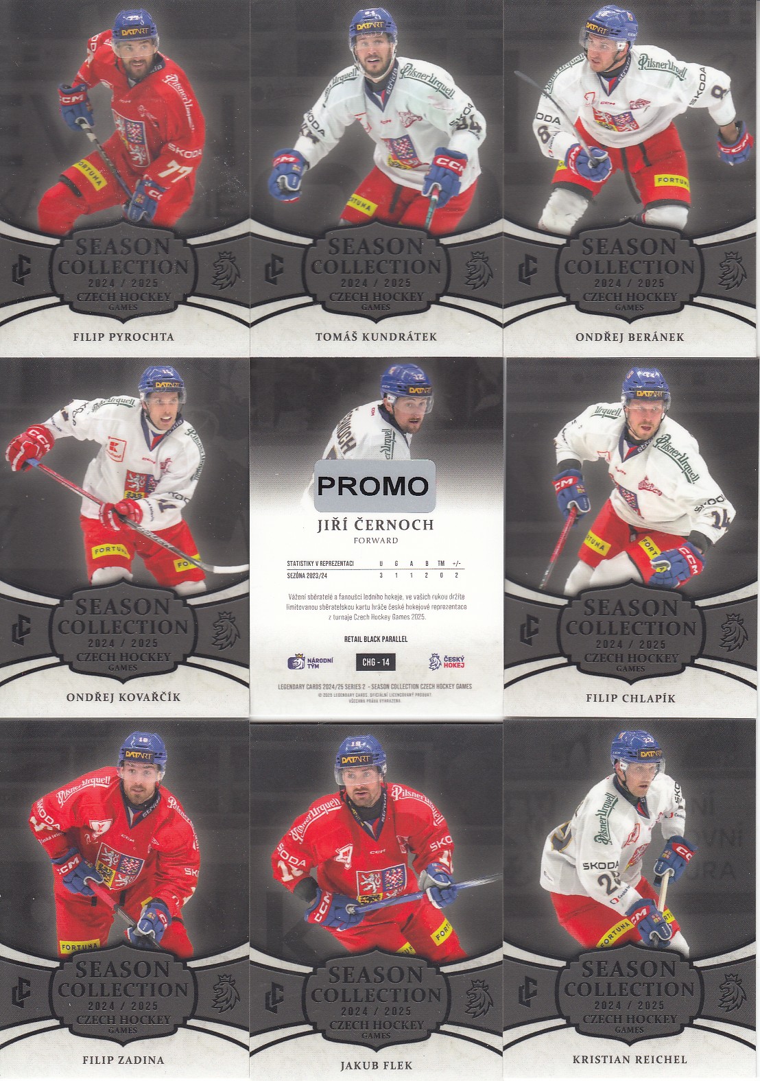 PYROCHTA Filip LC Season Collection 2024/2025 Czech Hockey Games CHG-10 Black PROMO
