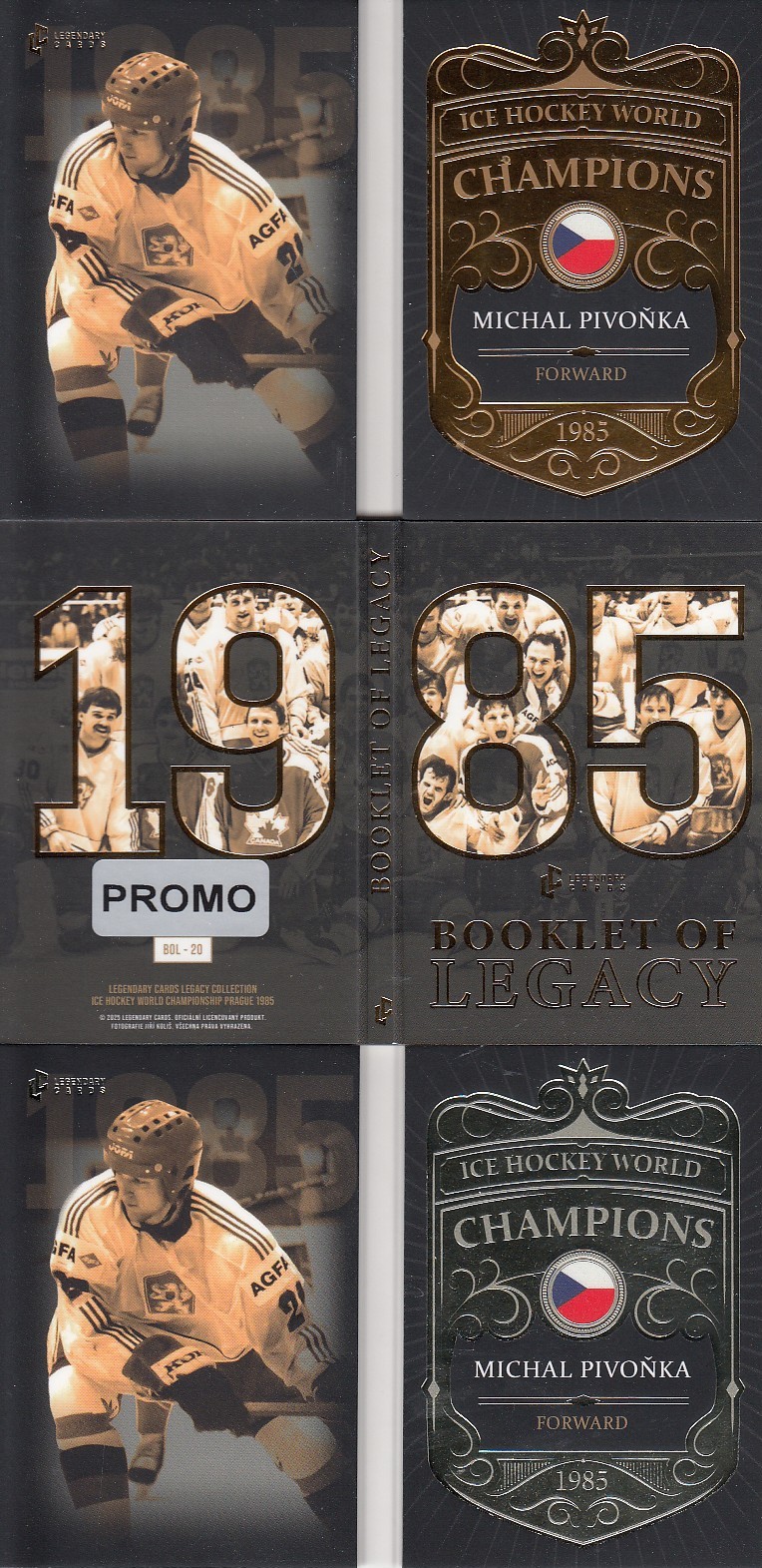 PIVOŇKA Michal LC Legacy Collection Booklet of Legacy BOL-20 Gold PROMO