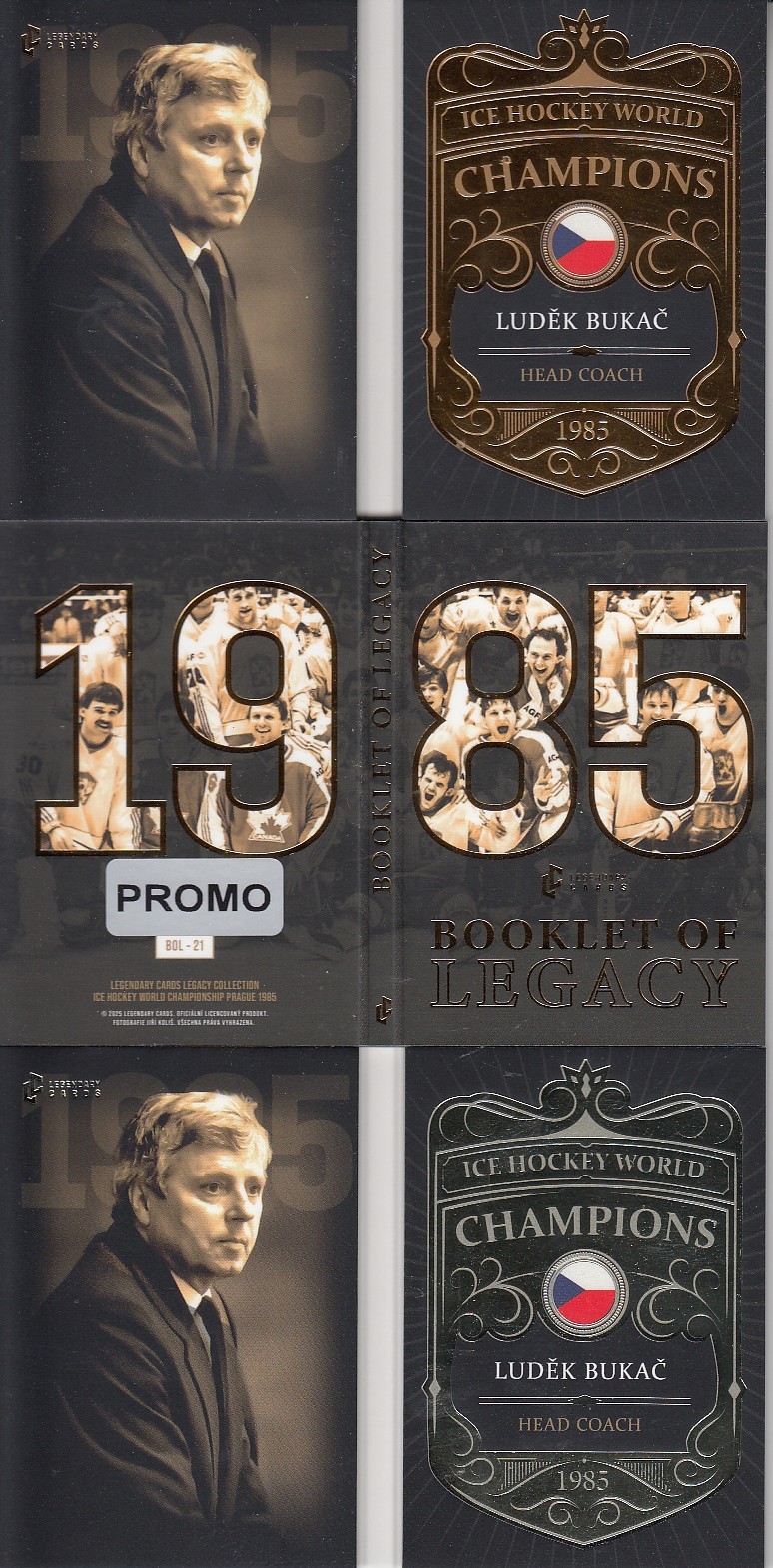 BUKAČ Luděk LC Legacy Collection Booklet of Legacy BOL-21 Gold PROMO