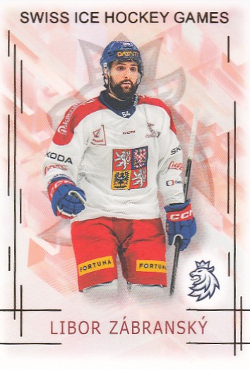 ZÁBRANSKÝ Libor Real Cards 2025/2026 Swiss Hockey Games SHG-26 Gold /50