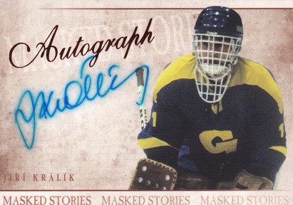 KRÁLÍK Jiří OFS Masked Stories 2014 Autograph č. 11 /39