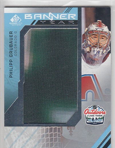 GRUBAUER Philipp UD SP Game Used 2021/2022 Banner Year BYLT-PG