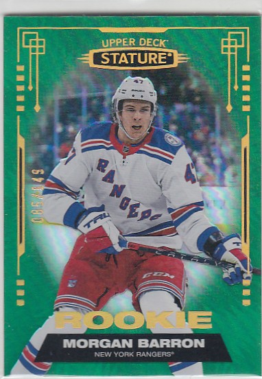 BARRON Morgan UD Stature 2021/2022 č. 158 Green Rookie /149