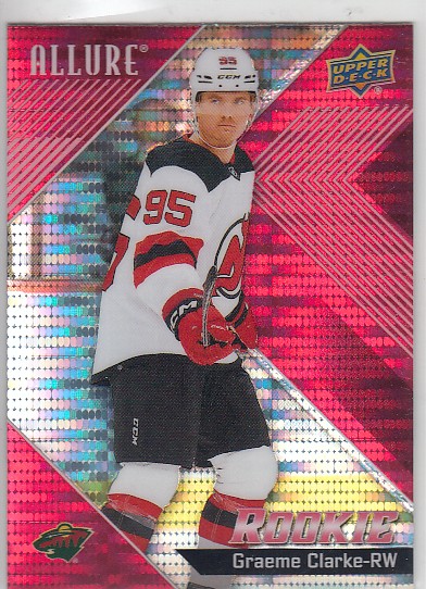 CLARKE Graeme UD Allure 2024/2025 č. 114 Red Rainbow Rookie