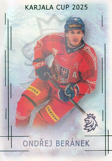 BERÁNEK Ondřej Real Cards 2025/2026 Karjala Cup KC-02 Emerald /22