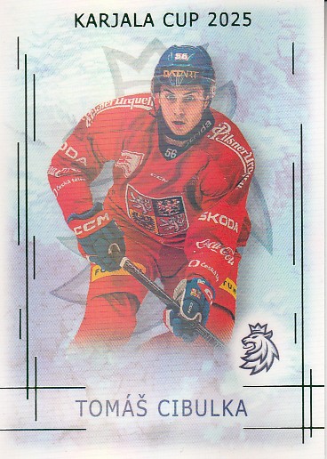CIBULKA Tomáš Real Cards 2025/2026 Karjala Cup KC-03 Emerald /22