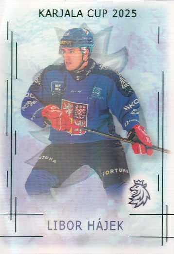 HÁJEK Libor Real Cards 2025/2026 Karjala Cup KC-06 Emerald /22