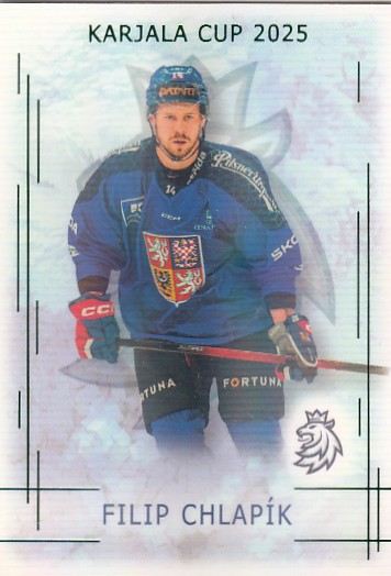 CHLAPÍK Filip Real Cards 2025/2026 Karjala Cup KC-08 Emerald /22