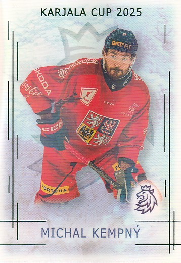 KEMPNÝ Michal Real Cards 2025/2026 Karjala Cup KC-10 Emerald /22