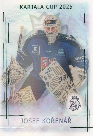 KOŘENÁŘ Josef Real Cards 2025/2026 Karjala Cup KC-11 Emerald /22