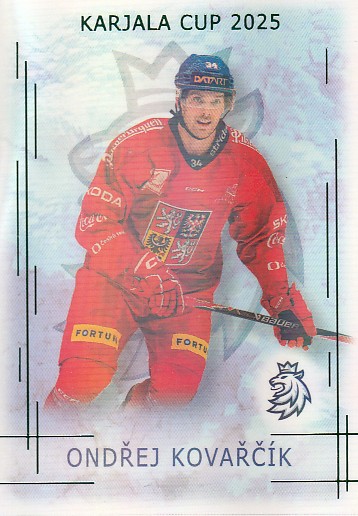KOVAŘČÍK Ondřej Real Cards 2025/2026 Karjala Cup KC-13 Emerald /22