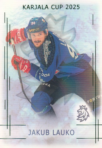 LAUKO Jakub Real Cards 2025/2026 Karjala Cup KC-18 Emerald /22