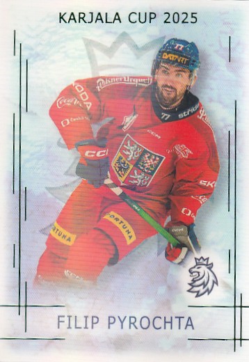 PYROCHTA Filip Real Cards 2025/2026 Karjala Cup KC-19 Emerald /22